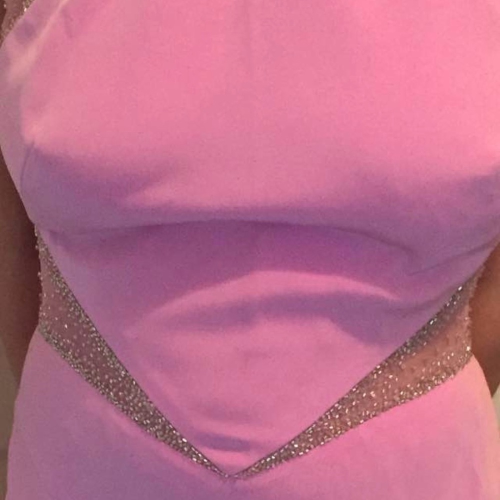 Cache Pink Prom Dress